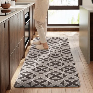 大江地垫厨房防滑防油可擦免洗脚垫2024新款家用耐脏防水专用地毯