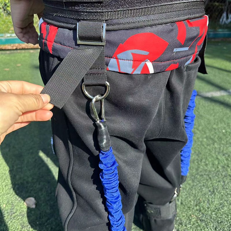 弹跳训练器弹力绳羽毛球降低重心训练皮筋阻力带腿部爆发力训练器