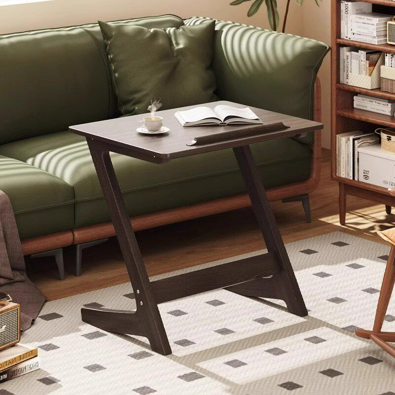 三梦全实木床边桌家用电脑桌w沙发升降茶几客厅边桌卧室小桌子书