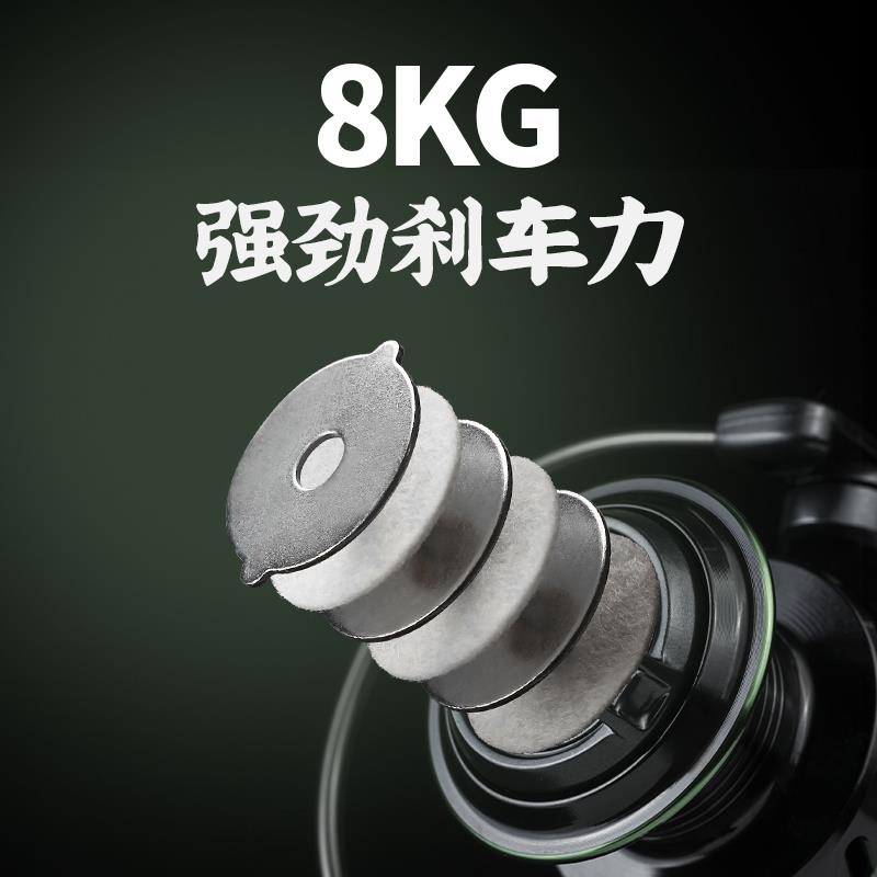 无间隙纺车轮全金属斜口杯鱼轮远投路亚矶钓海钓渔轮浅线杯轮