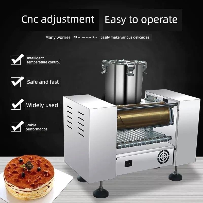 全自动商用千层酥皮机榴莲酥皮机多功能毛巾卷酥皮机煎饼酥皮机,厨房电器,商用烤饼机/煎包/锅贴机,淘宝优惠券,粉丝福利购,淘宝优惠卷