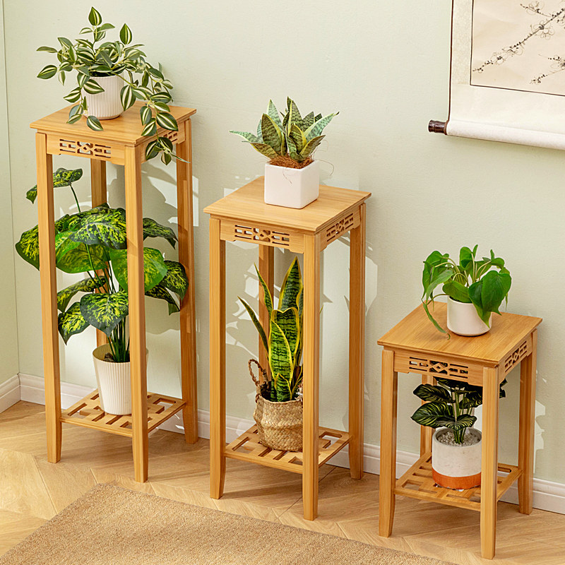 花架子置物架阳台客厅落地式花盆托架多肉实木植物摆放架铁艺网红,住宅家具,花架/花几,淘宝优惠券,粉丝福利购,淘宝优惠卷