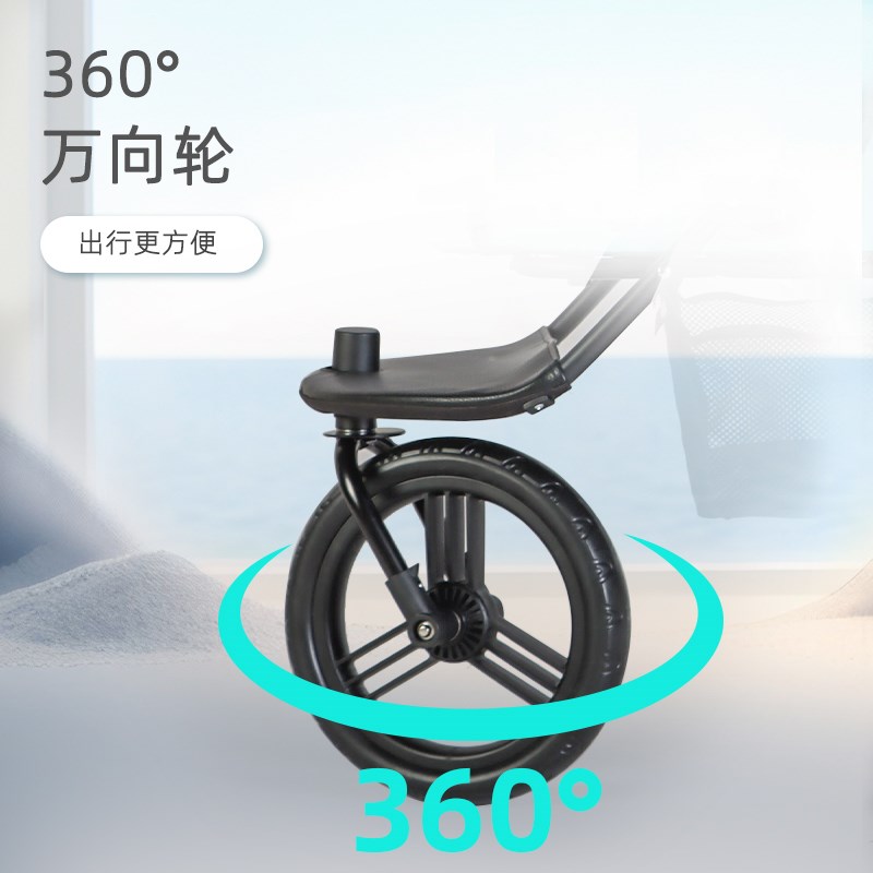 豪华宠物推车中型犬狗狗手推车分离式遛狗车多只猫咪外出代步推车