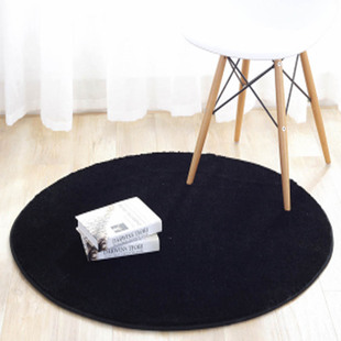 金黄色圆形地毯电脑转椅吊篮红色拍照地垫草坪绿色防滑幼儿园垫子