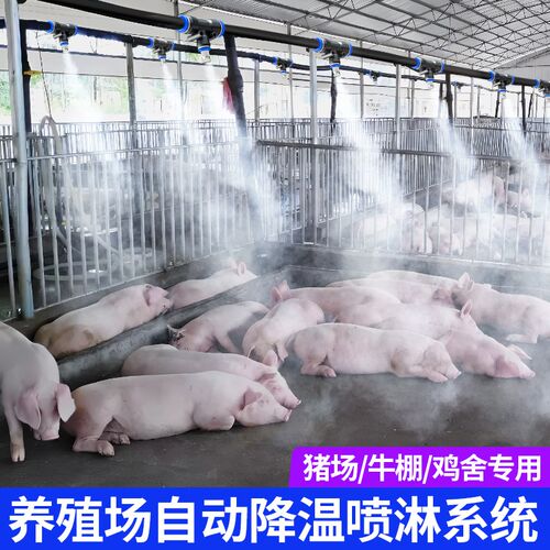 漫德莱工地厂房车间养殖场降温雾化除尘防尘喷淋喷头水雾喷雾系统