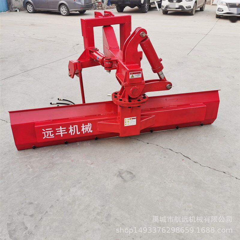 加强型双向液压可调节的刮土板平地机 拖拉机后悬挂可推的刮雪铲