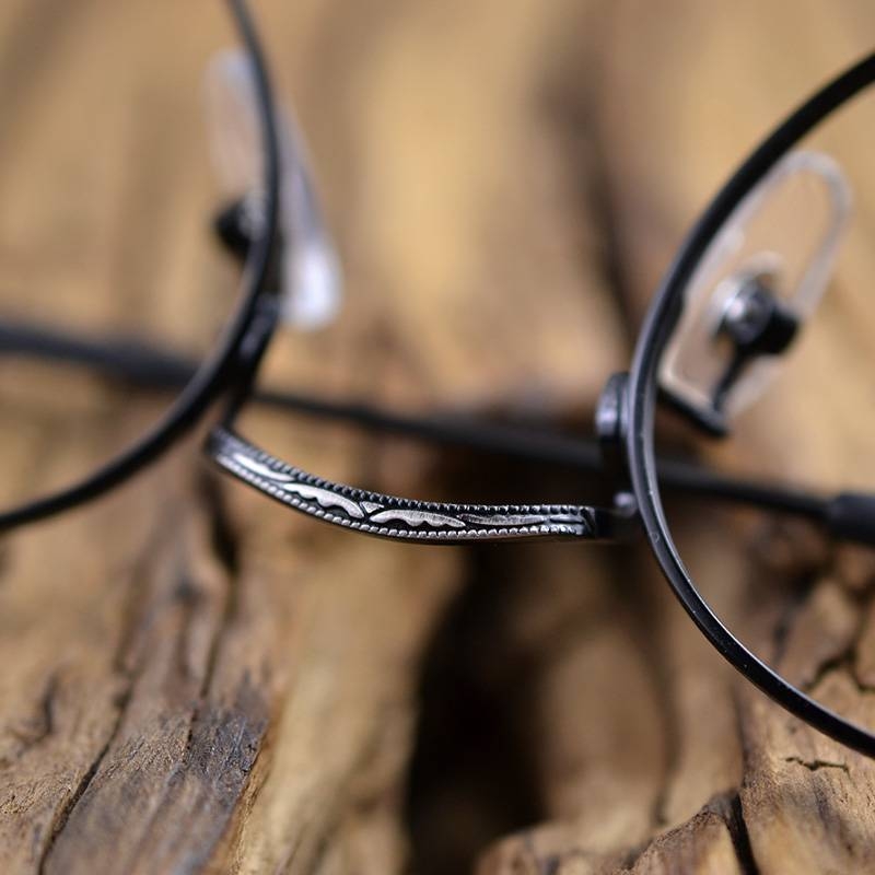 小脸眼镜框女男文艺全框斯文眼镜架 近视金属细框眼睛框