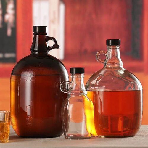 家用大号加州酒瓶自酿泡酒瓶青梅酒瓶红酒瓶玻璃葡萄酒瓶密封罐