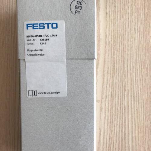 现货销售德国FESTO 双电控电磁阀 MHE4-MS1H-3/2G-1/4-K 525189