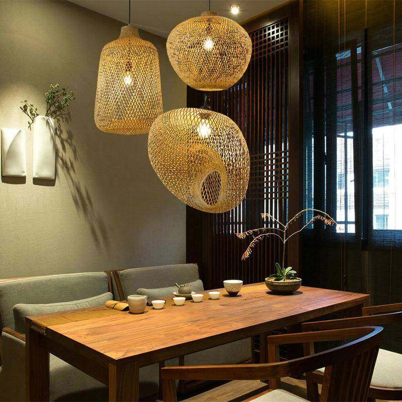 编竹吊灯新式客149厅卧室中书房东南亚餐厅竹茶艺室茶楼民宿组合,家装灯饰光源,智能吊灯,淘宝优惠券,粉丝福利购,淘宝优惠卷