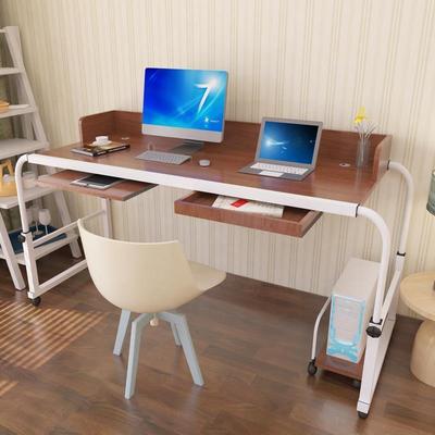 跨床床桌简约上伸缩人笔记本式家用双书桌台可移动升降RQS床电脑