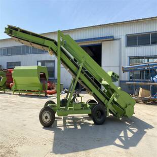 牛羊草料装车取草机 青贮窖自动抓草机 升降灵活草垛取料机