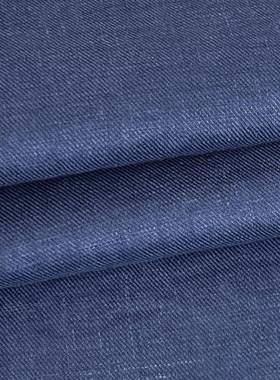 1*14纯亚EUJ麻服装布布料亚麻布料衣料秋冬季亚直麻染4色麻布厂家