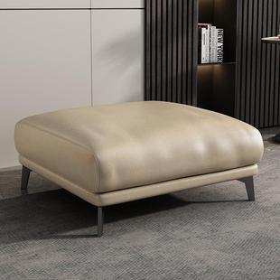 单阳个轻奢沙发搁脚凳现客厅方沙发脚踏代形X202家用意式 脚凳台沙