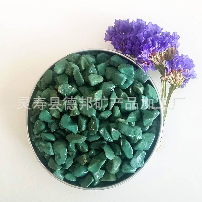 产地货源 大量建筑垫层碎石子 园林铺面深海蓝石子 花盆多肉石子