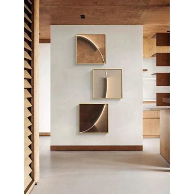 遮现代极简玄电表箱挡挂弱画入户门电YRT-4729盒墙上装饰画三联关