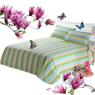 EQ4F手工老粗布亚麻1米8床单单件冬季不起球布料双人纯棉加厚被单