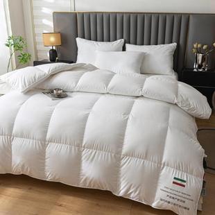 体自充绒羽绒被壳静音防钻绒鹅立绒被半成品羽半成品胆芯面料被内