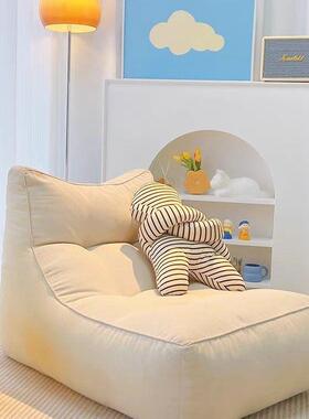 网红懒人发小户型客厅卧椅室可躺可卧躺人单阳TZQ台家用榻榻米沙