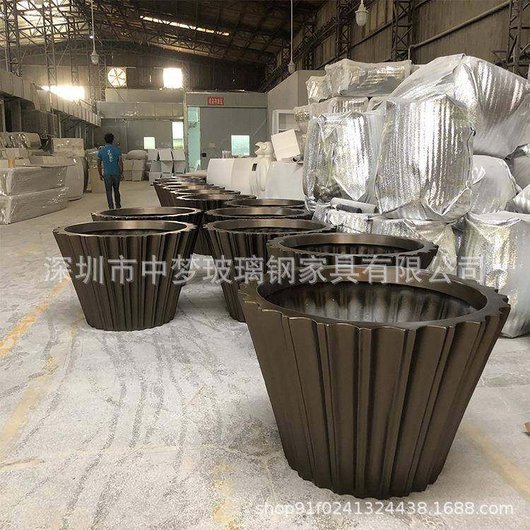 花玻璃钢VSN商场花盆户售楼部公共区机场大厅室内外盆摆件工域厂,基础建材,玻璃钢格栅板,淘宝优惠券,粉丝福利购,淘宝优惠卷