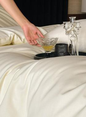 轻奢纯色全用棉长绒棉磨毛四套秋冬保暖被AN-65245套加厚件床单床