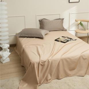 100长绒棉支贡缎纯棉床单单件纯色棉被笠单1全.8tb 80574m床双人