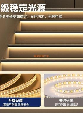 感应楼梯灯免布线踏步灯阶两线款体感人应智RHO台灯能线条灯无线