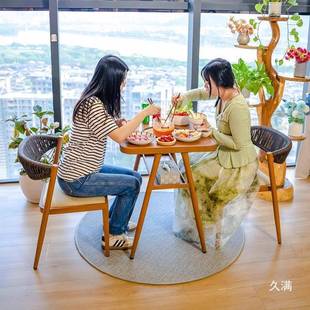 阳台桌椅围炉煮茶桌组合户外休闲院火炉871炭烧烤家用电椅庭陶炉餐桌