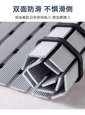 轻澡奢杭之A#81高端浴洗室防滑垫冬卫生间淋浴地老人防摔高排垫水