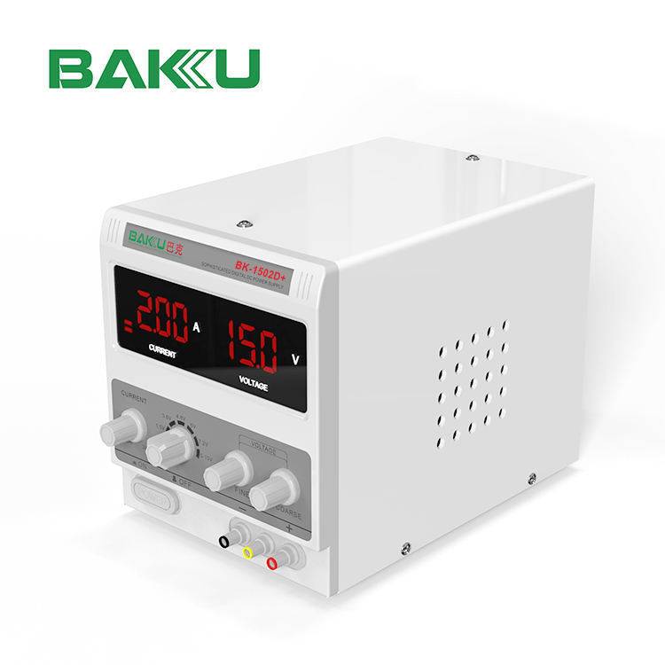 巴酷BK-1502D+直流稳压电源电流表手机笔记本维修数显15V2A有110V