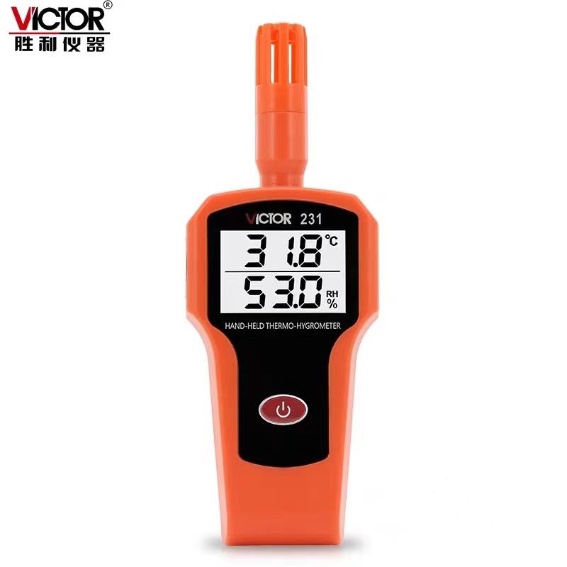 胜利VC231温湿度计温度表湿度表数显高精度电子温度表手持温度表