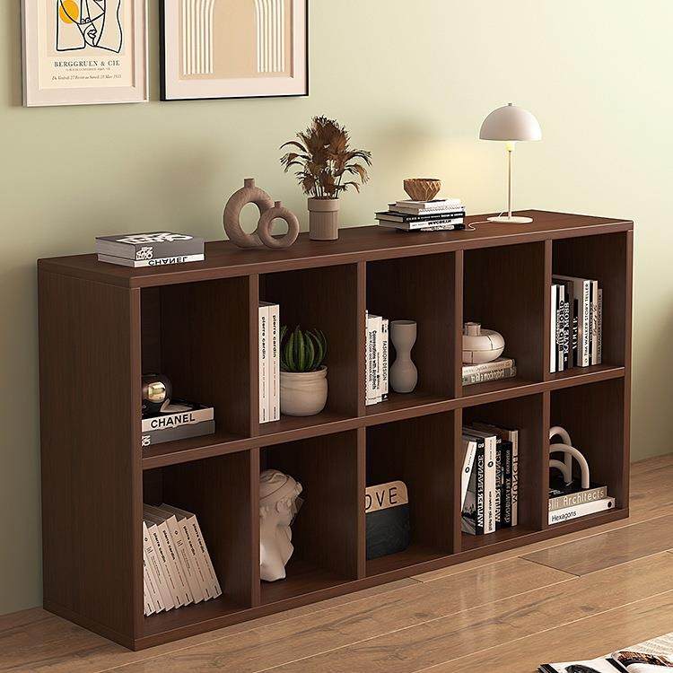 实木书架落地置物架书柜简易家用八格柜子自由组合收纳矮格子柜,电子元器件市场,其它元器件,淘宝优惠券,粉丝福利购,淘宝优惠卷