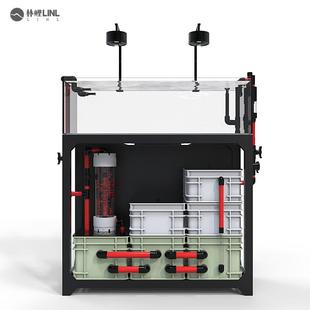 鱼缸周转箱过滤配件全套底滤过滤箱周转盒内置水泵大小号工业风
