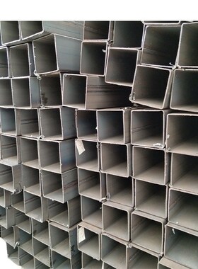 冷热轧黑料黑方管工程幕墙建筑用方矩通Q235B薄壁大口径黑方通