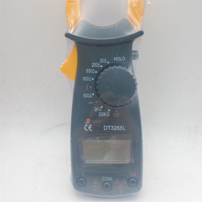 钳形电流表DT3266L钳型万用表VC3266L数显钳形表钳表火线电阻