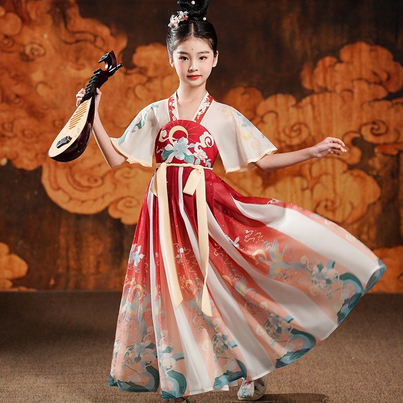 2025新款女童汉服公主裙子连衣裙儿童夏季夏装雪纺长裙古装小女孩,童装/婴儿装/亲子装,连衣裙,淘宝优惠券,粉丝福利购,淘宝优惠卷