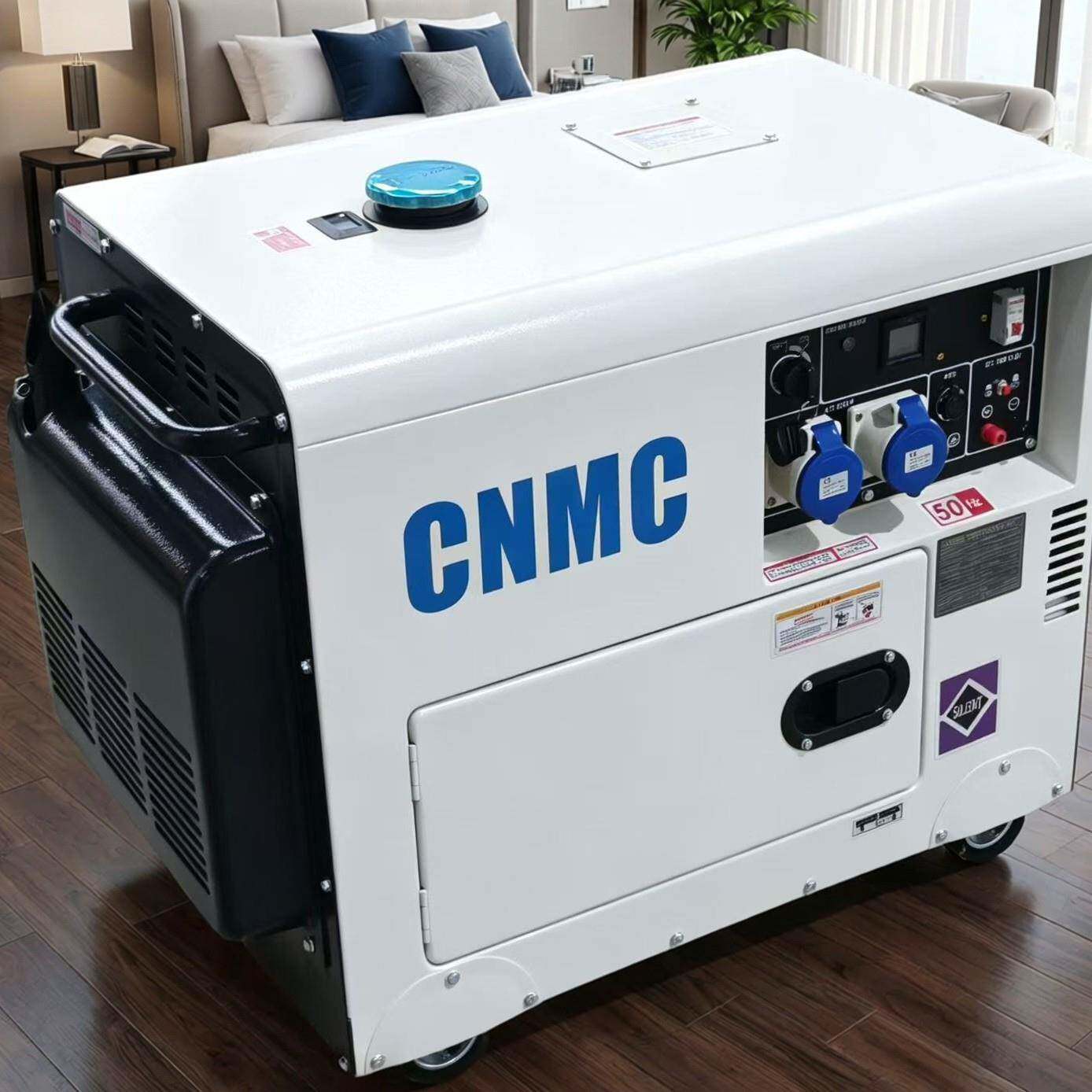 便携式柴油发电机组8KW9KW小型柴油发电机220V户外静音发电机
