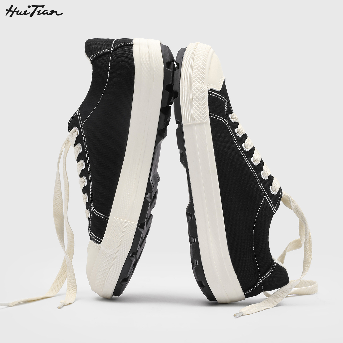 2025新款帆布鞋增高休闲板鞋