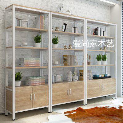 展示柜超市仓储货架展示架组装货柜实木陈列架样品柜置物架组合架