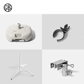 注水注沙底座折叠底座三轮车连接件营地车夹配件包 户外伞配件