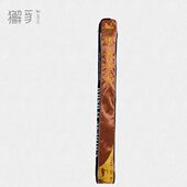 獬豸服饰太极剑套剑袋 武术器械收纳单层刺绣铜色旅出行便携背包