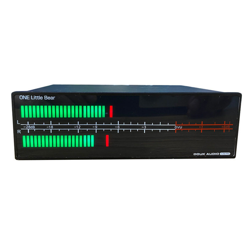 VU56-PRO双色2*56位LED立体声音乐频谱分析仪电平表