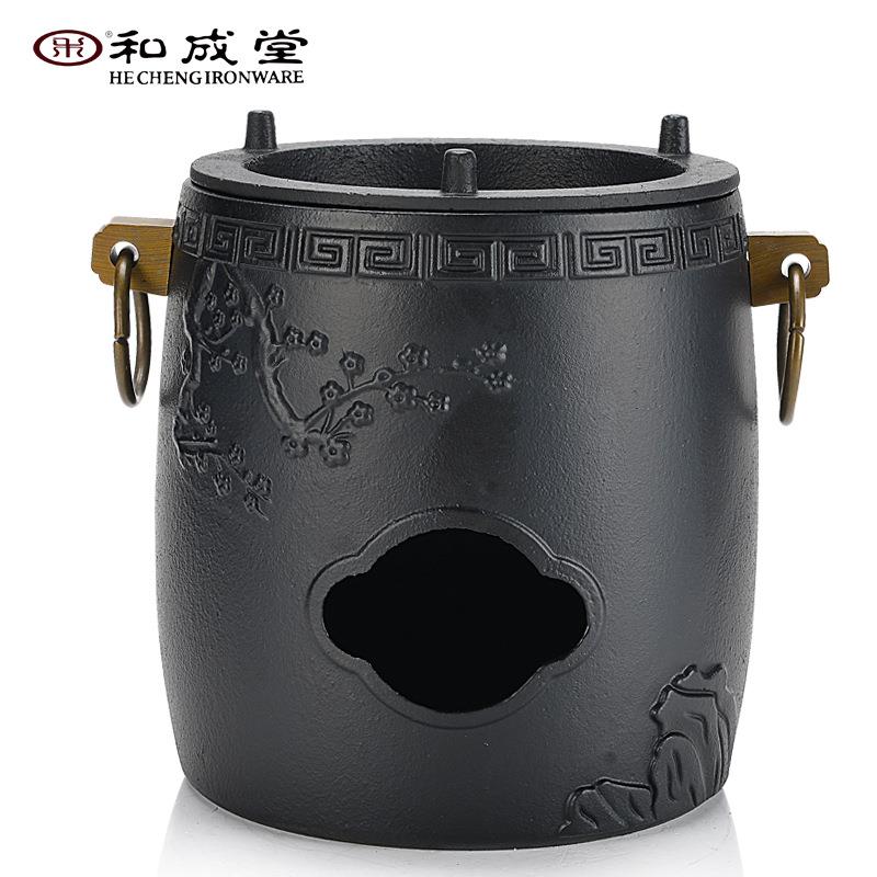 铸铁壶配套木炭炉 铁风炉 炭炉 老茶壶座 铁壶托加热保温
