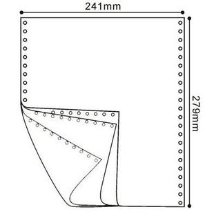 280出库单 电脑打印纸241 银行清单1000页 2白色 打印纸241