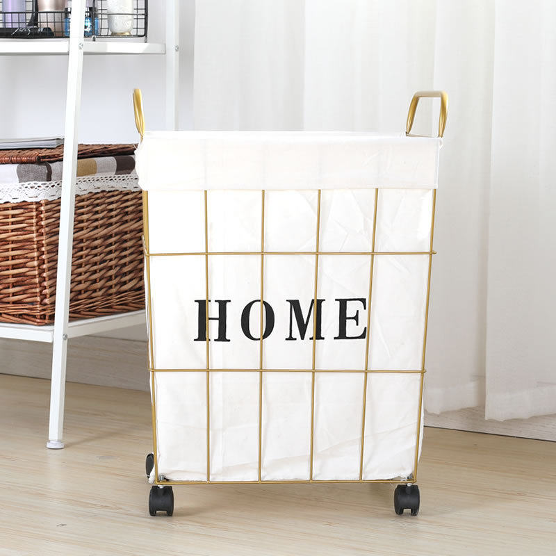 日式铁艺脏衣篮收纳筐脏衣服收纳筐洗衣娄玩具杂物收纳桶脏衣篓,收纳整理,脏衣篮,淘宝优惠券,粉丝福利购,淘宝优惠卷