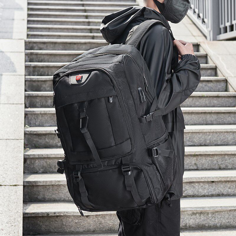 双肩包男士户外登山包大容量电脑背包专业徒步防水旅行包旅游书包,箱包皮具/热销女包/男包,双肩背包,淘宝优惠券,粉丝福利购,淘宝优惠卷