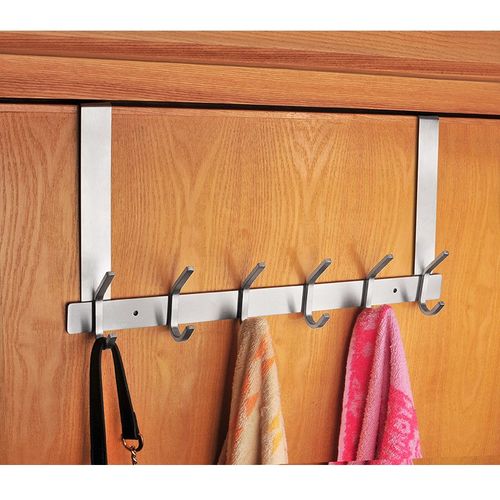 新品304不锈钢衣钩排钩门后挂钩免打孔试衣间挂衣钩浴室衣帽钩子