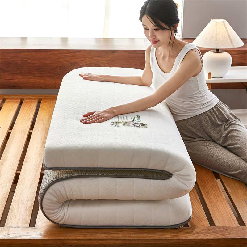 A类针织棉床垫学生宿舍单双人榻榻米软垫可折叠家用床褥厂家