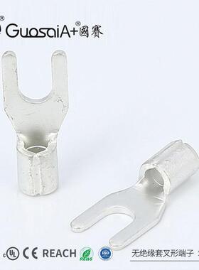 厂家供应冷压端子SNB 3.5-4无绝缘管套叉型端子接线端子叉型端子