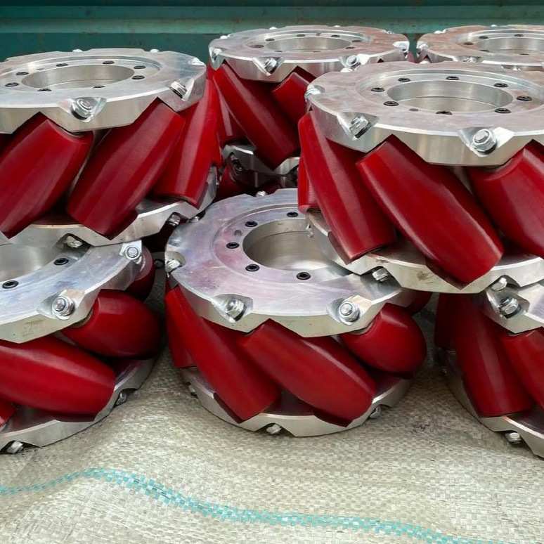 麦克纳姆轮 万向轮 智能机器人平台车全向轮 聚氨酯胶轮叉车轮